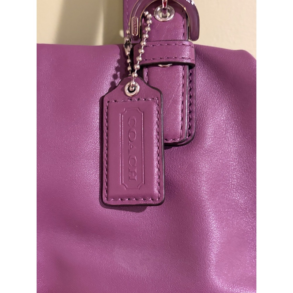 Coach Soho Purple Leather Satchel Shoulder Bag F17220… - Gem